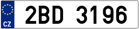 Truck License Plate